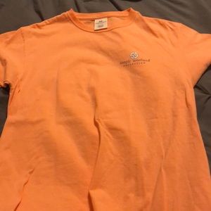 Orange simply southern collection. short sleeve shirt